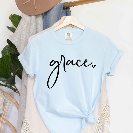Grace Heart | Short Sleeve Crew Neck