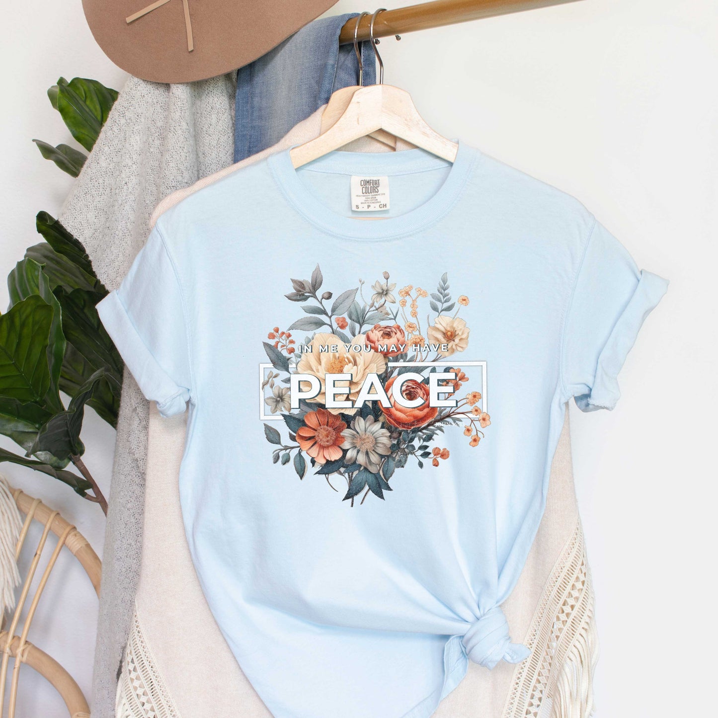 In Me You May Have Peace | Garment Dyed Tee