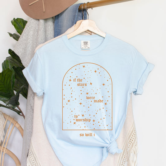 I Will Worship Stars | Garment Dyed Tee