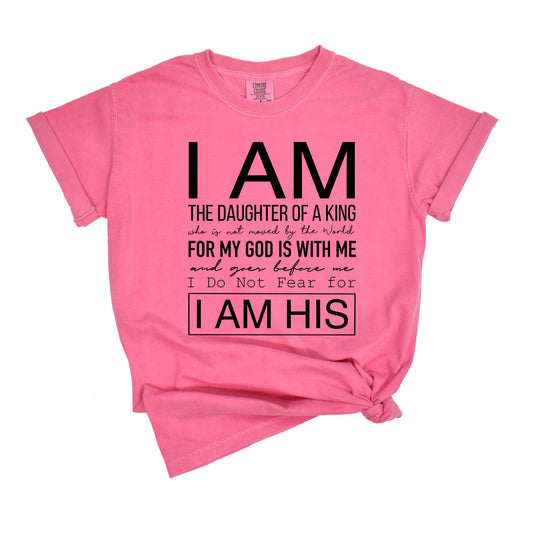 I Am The Daughter of A King | Garment Dyed Tee