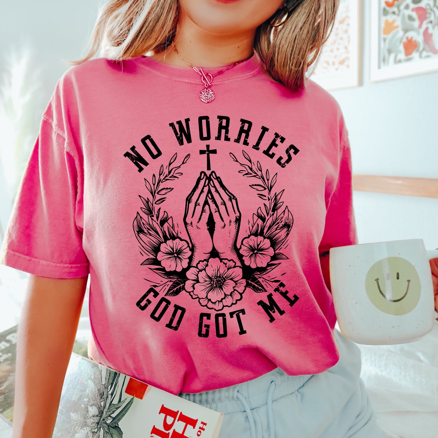 No Worries Cross | Garment Dyed Tee