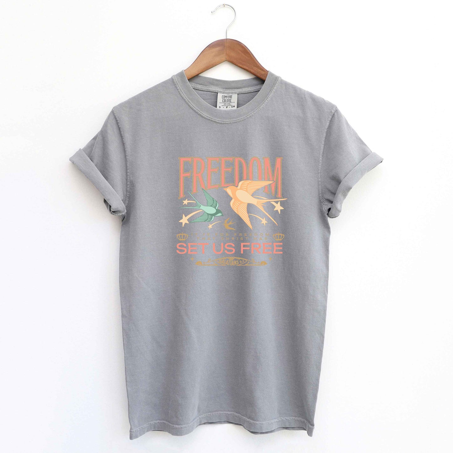 Set Us Free | Garment Dyed Tee