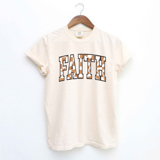 Checkered Faith | Garment Dyed Tee