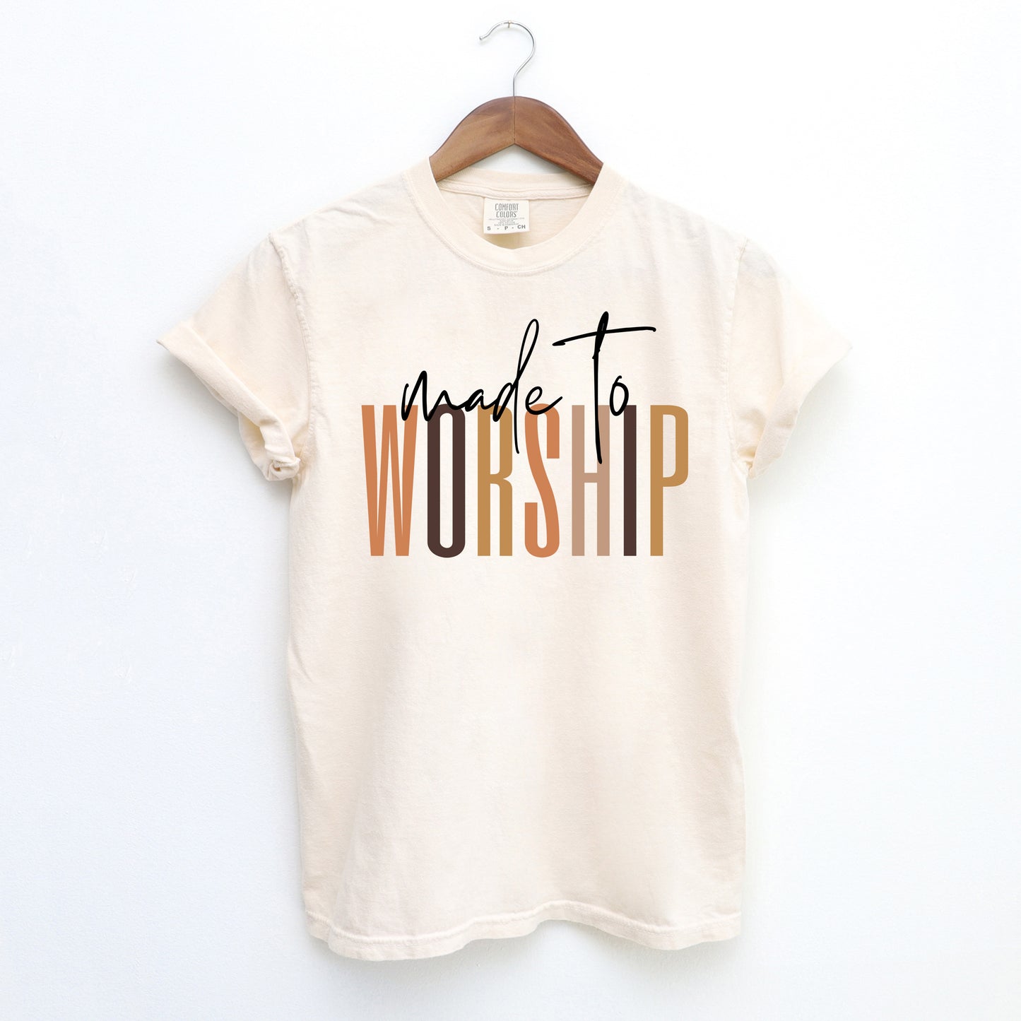 Made To Worship Cursive | Garment Dyed Tee