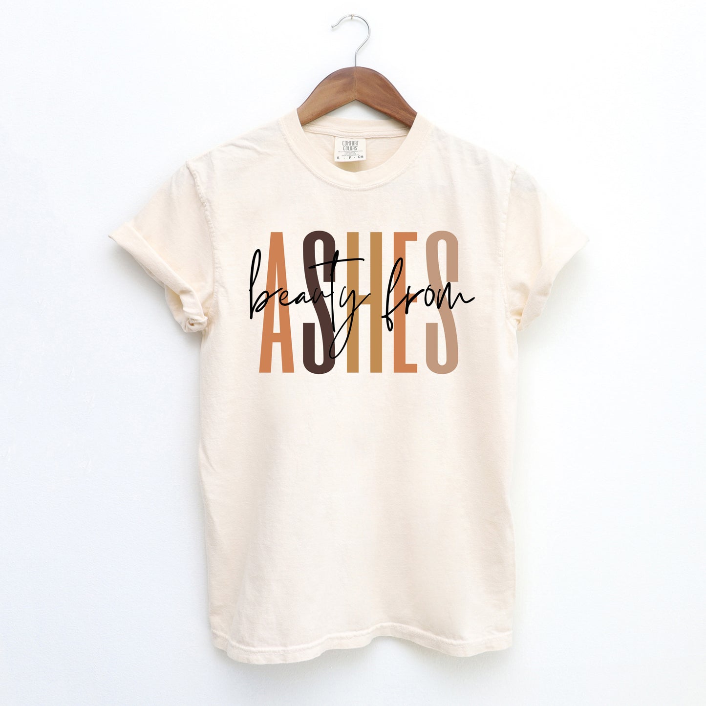 Beauty From Ashes Cursive | Garment Dyed Tee