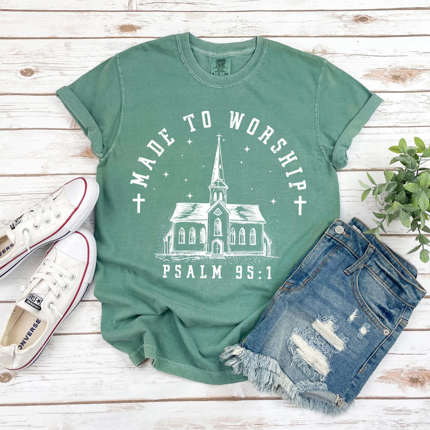 Made To Worship Psalm | Garment Dyed Tee