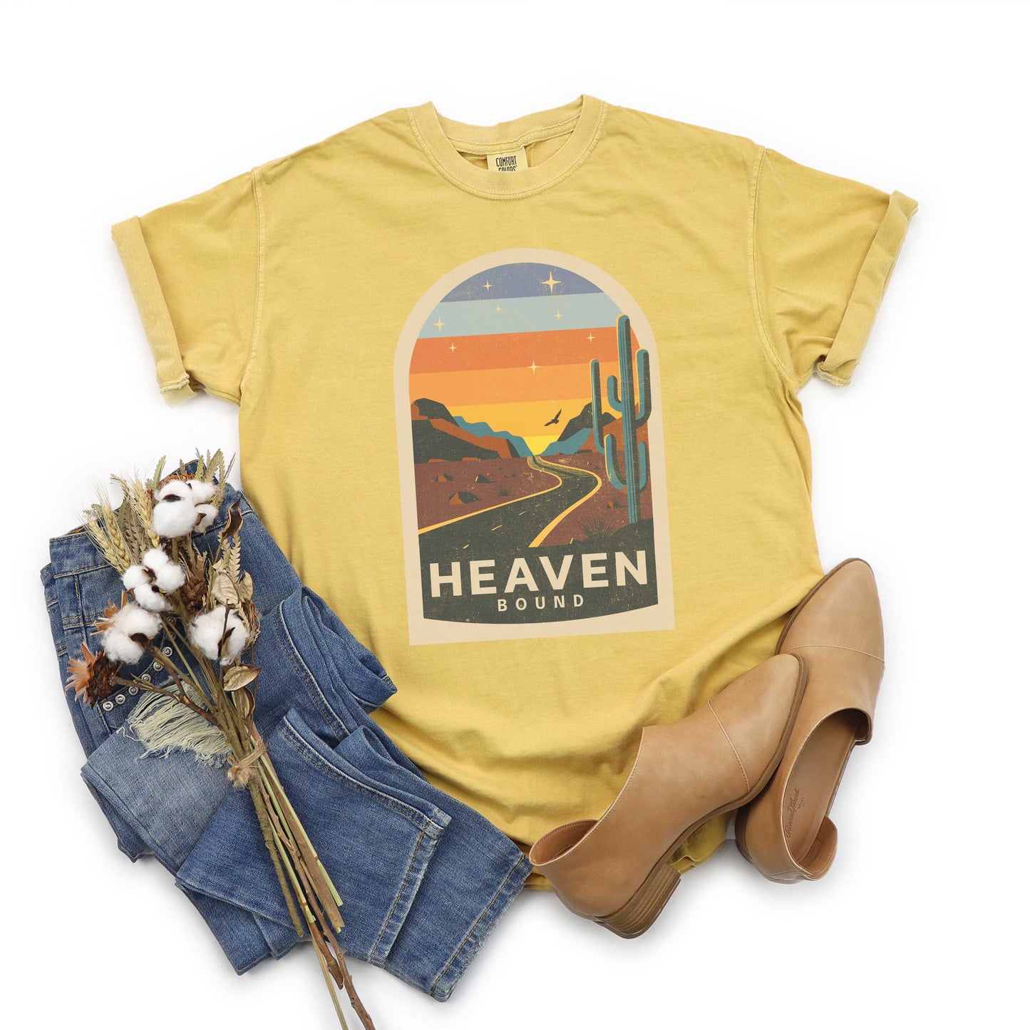 Heaven Bound | Garment Dyed Tee