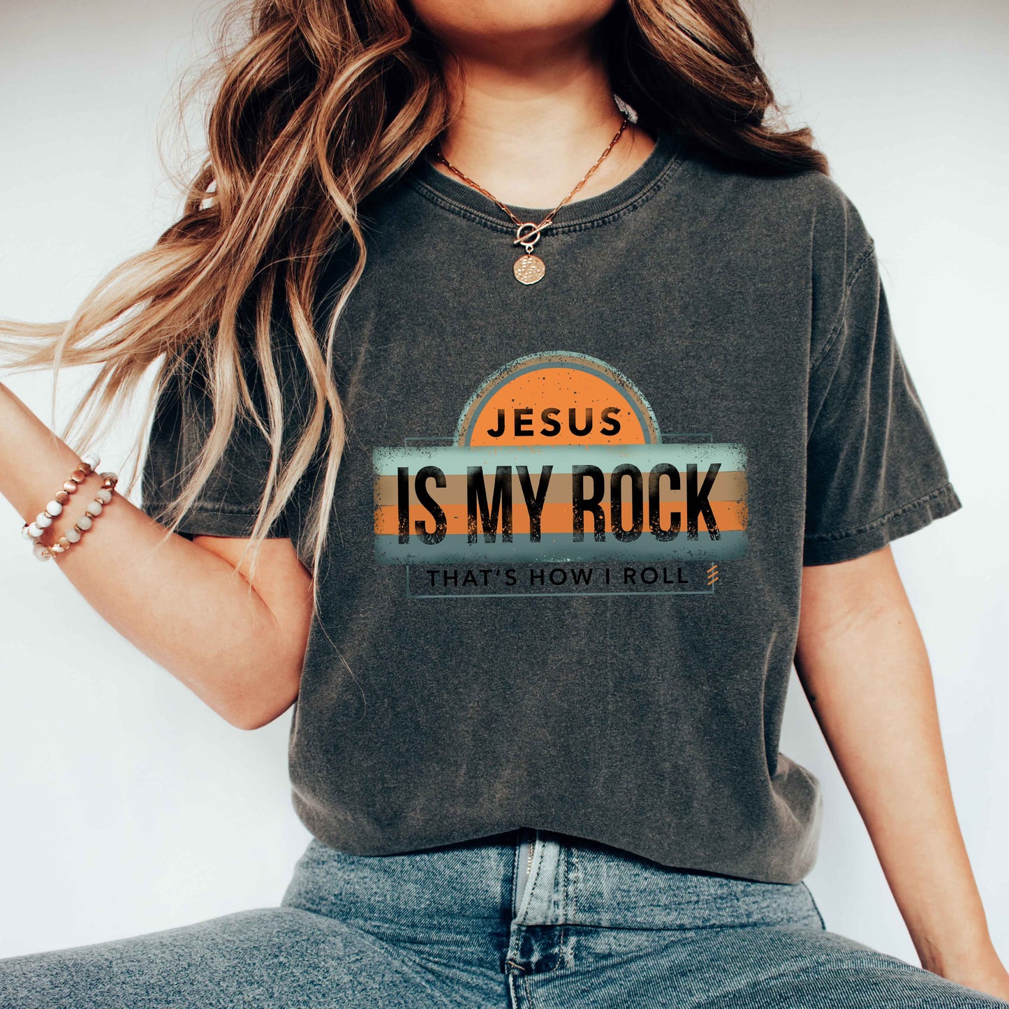 Jesus Is My Rock | Short Sleeve Crew Neck