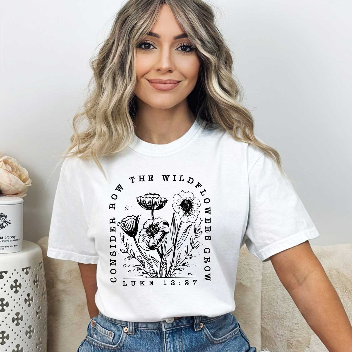 Wildflowers Grow | Garment Dyed Tee