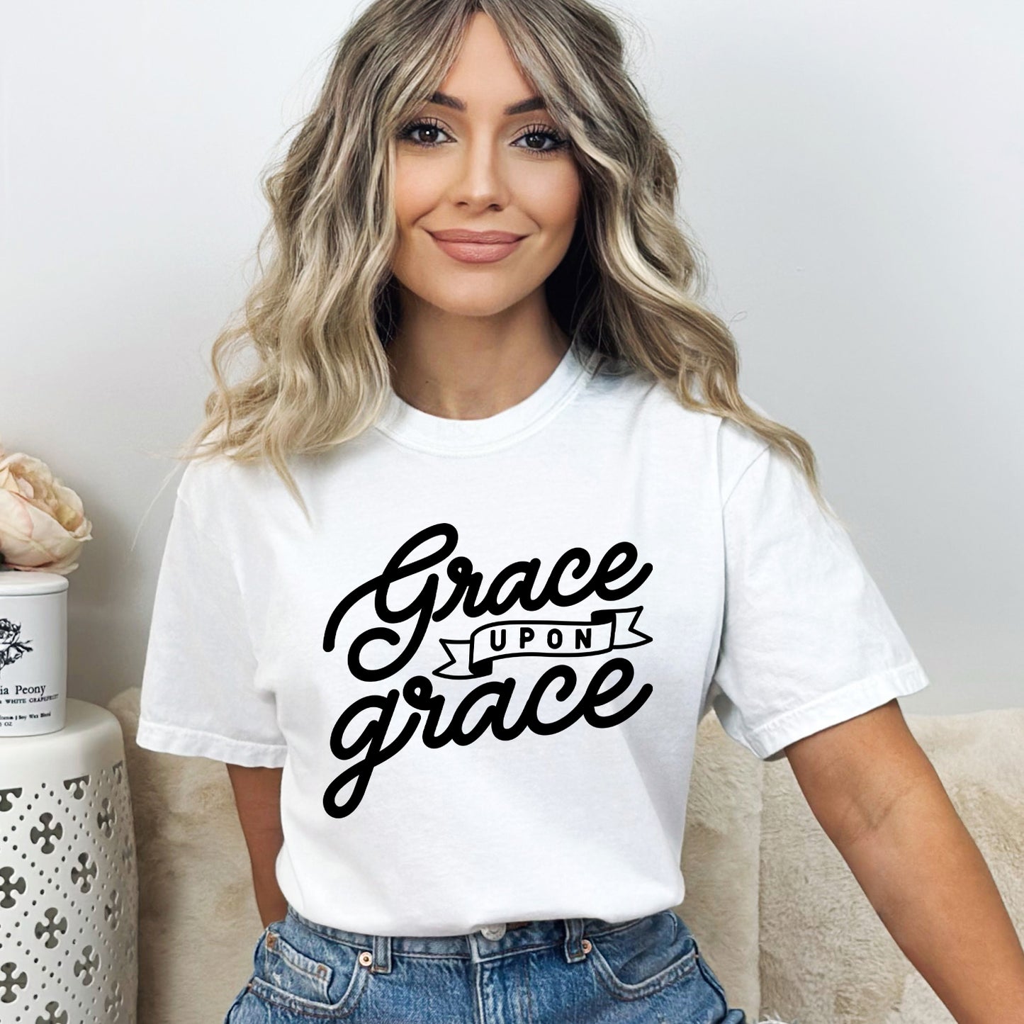 Grace Upon Grace | Garment Dyed Tee