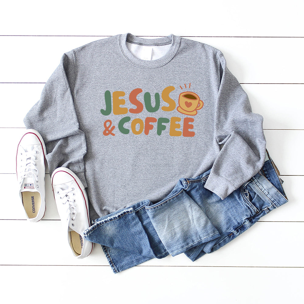 Jesus And Coffee | Graphic Sweatshirt