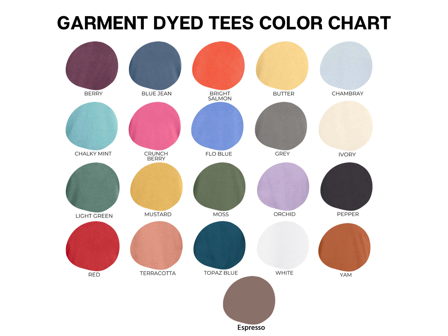 Today Choose Joy Circle | Garment Dyed Tee