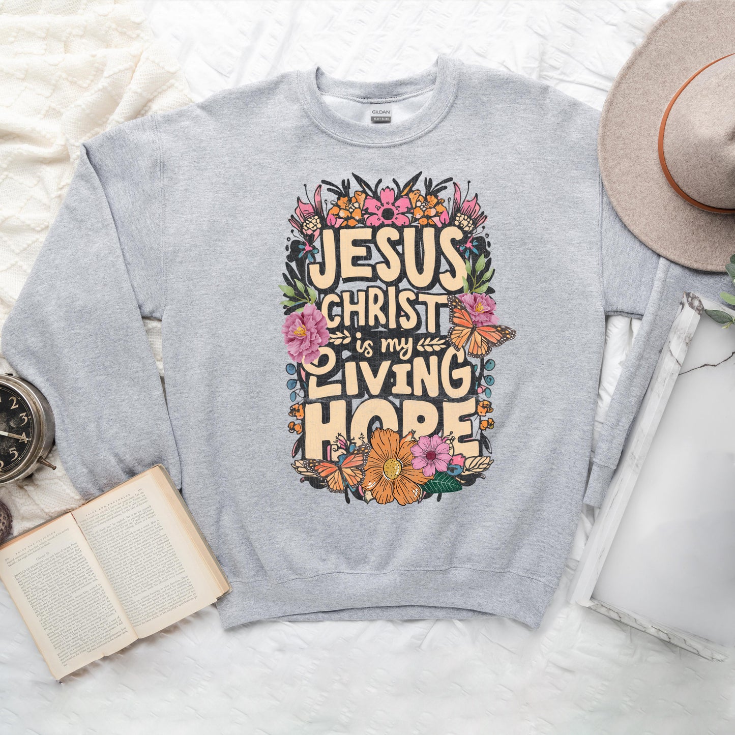 Jesus Is My Hope | Graphic Sweatshirt