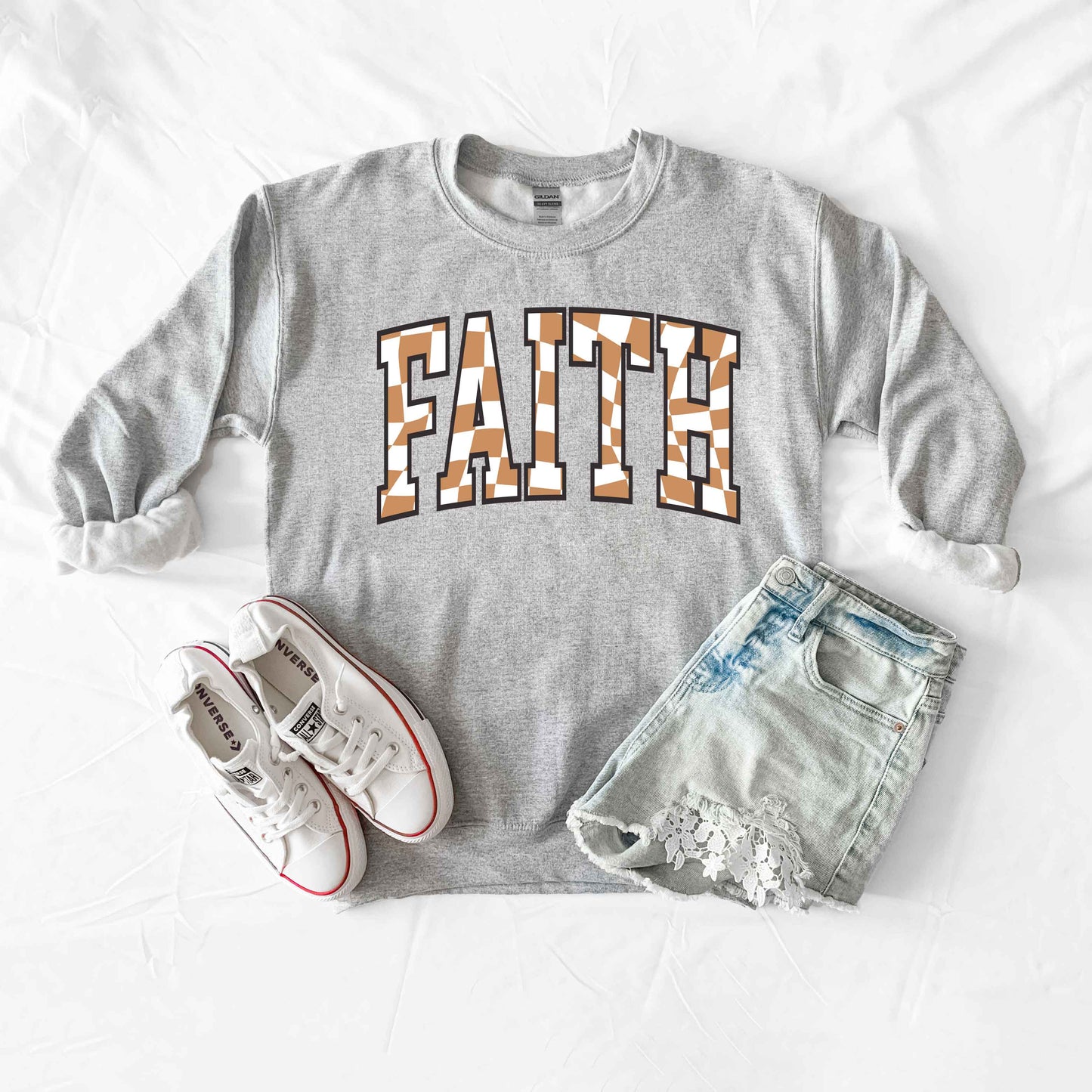 Checkered Faith | Sweatshirt