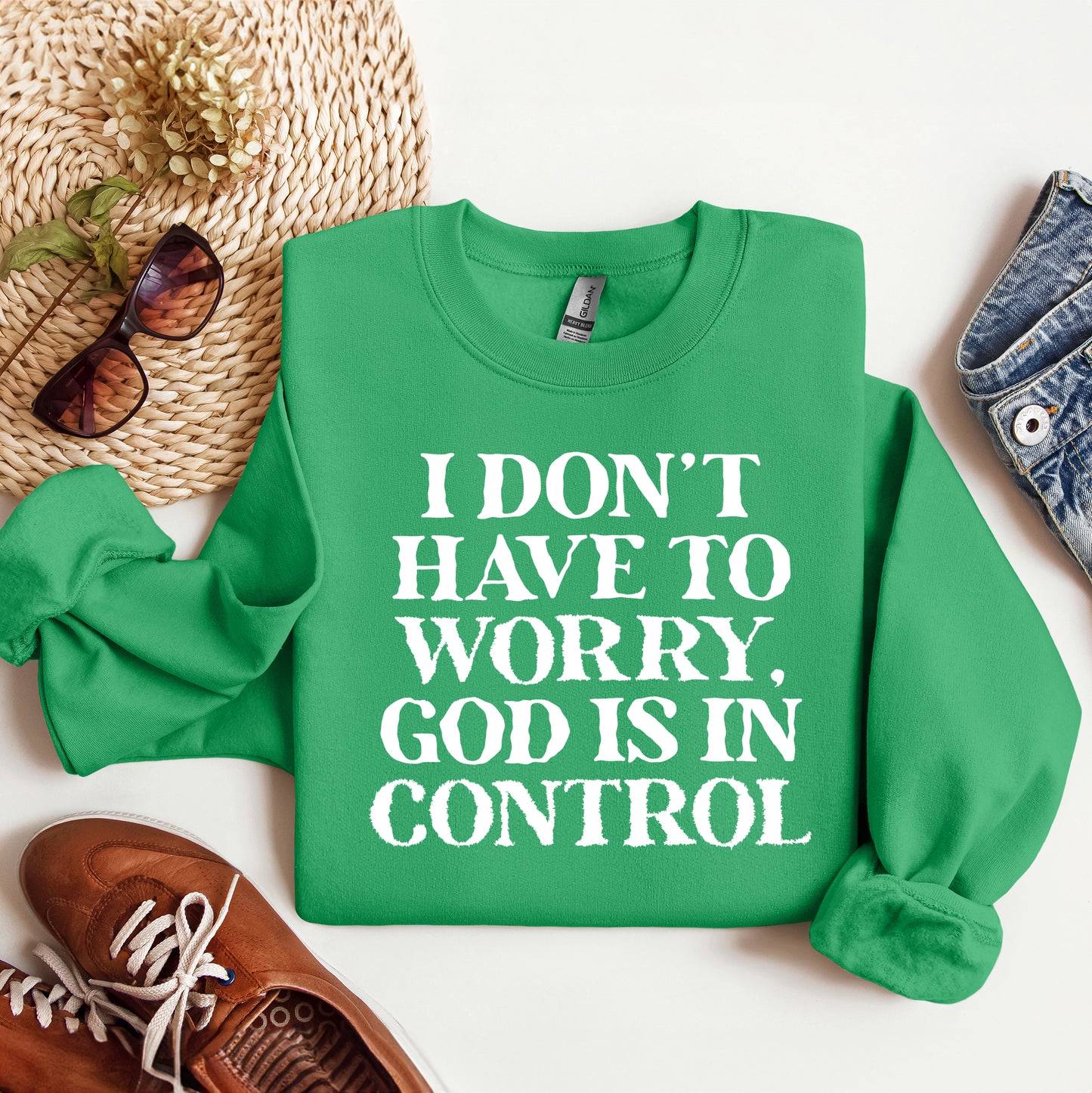 God is in Control | Sweatshirt