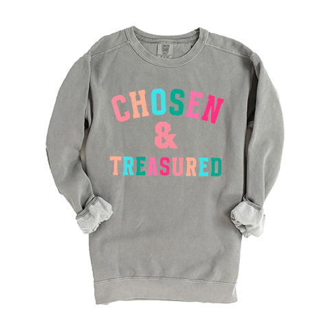 Chosen And Treasured | Garment Dyed Sweatshirt