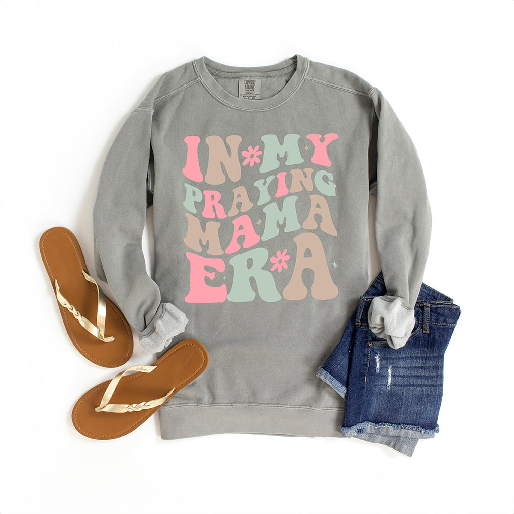 Praying Mama Era | Garment Dyed Sweatshirt