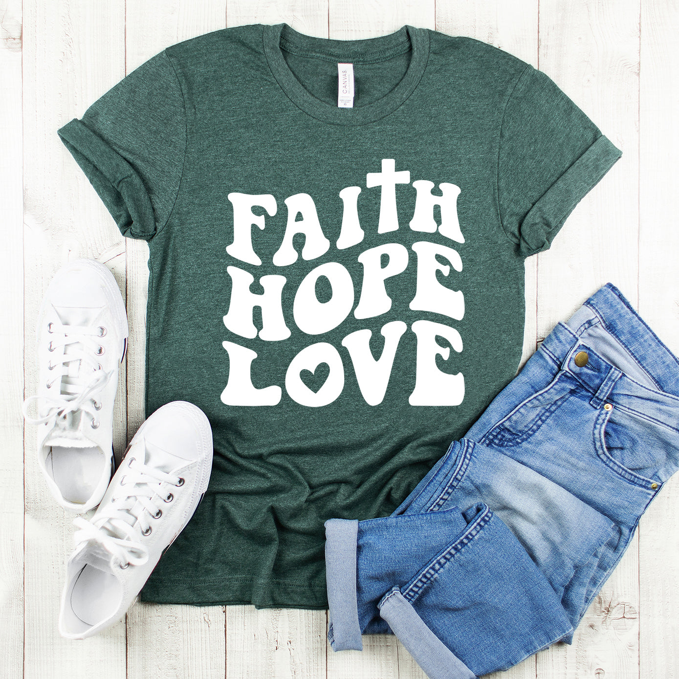 Faith Hope Love | Youth Short Sleeve Crew