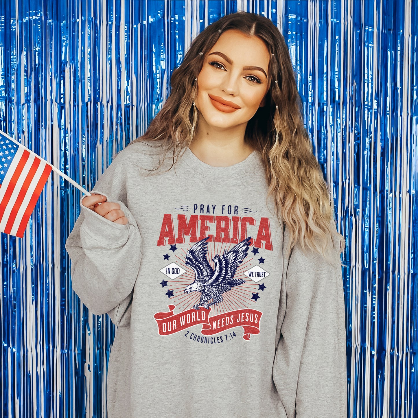Pray For America | Sweatshirt