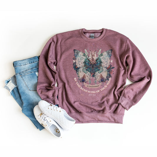 Butterfly Floral | Graphic Sweatshirt