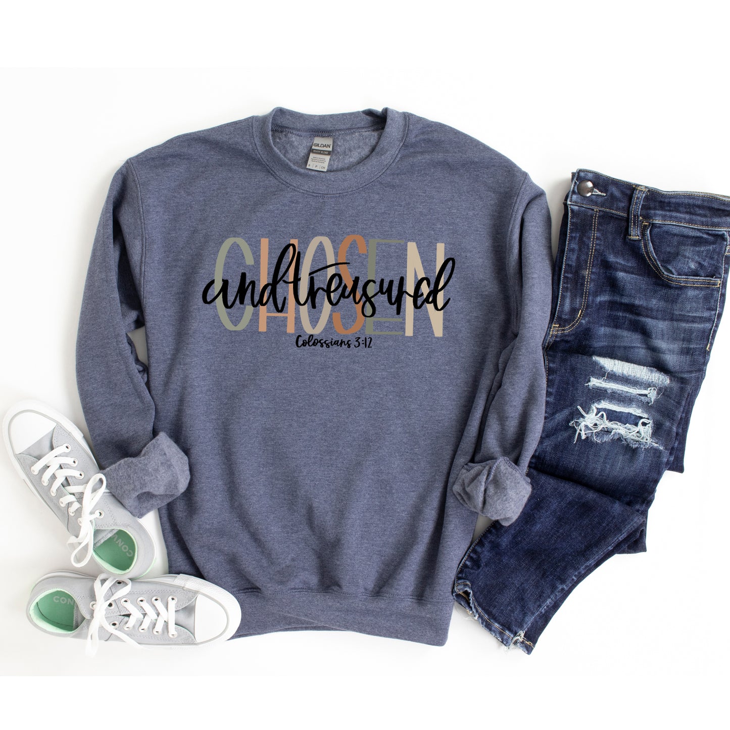 Boho Chosen And Treasured | Sweatshirt