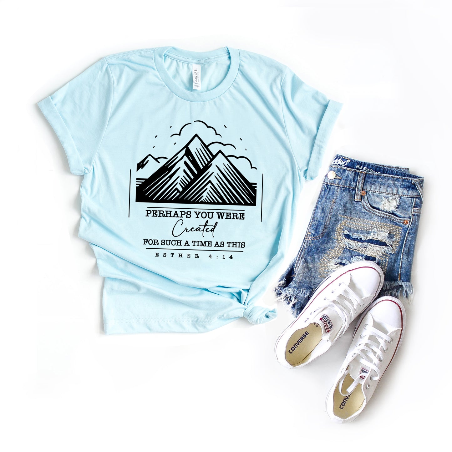 You Were Created Mountains | Short Sleeve Crew Neck