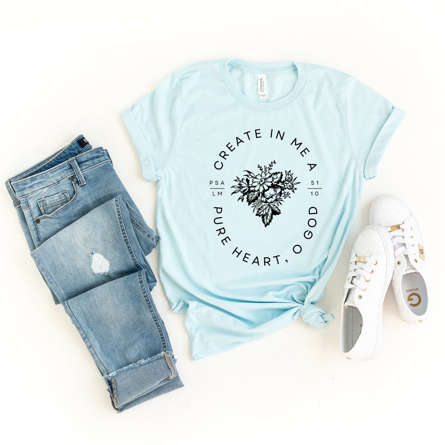 Create In Me A Pure Heart | Short Sleeve Crew Neck