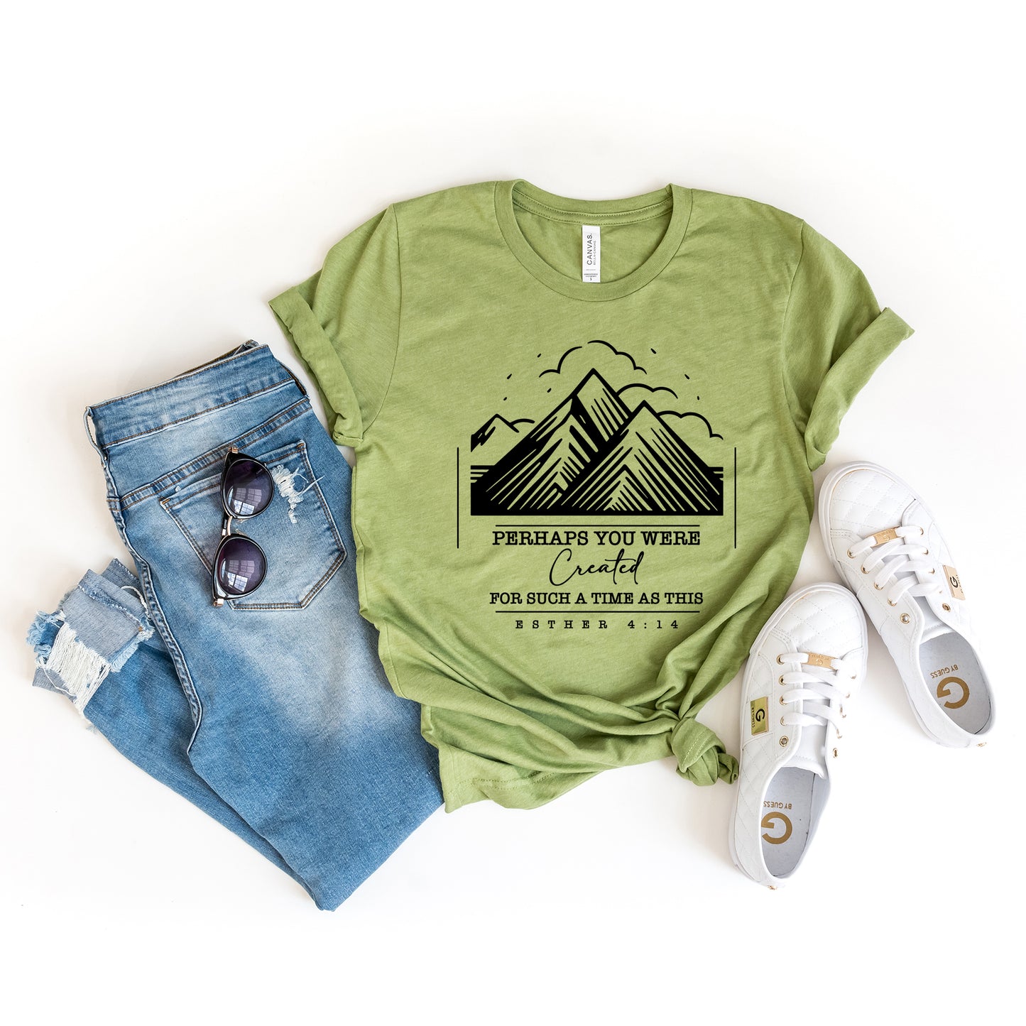 You Were Created Mountains | Short Sleeve Crew Neck