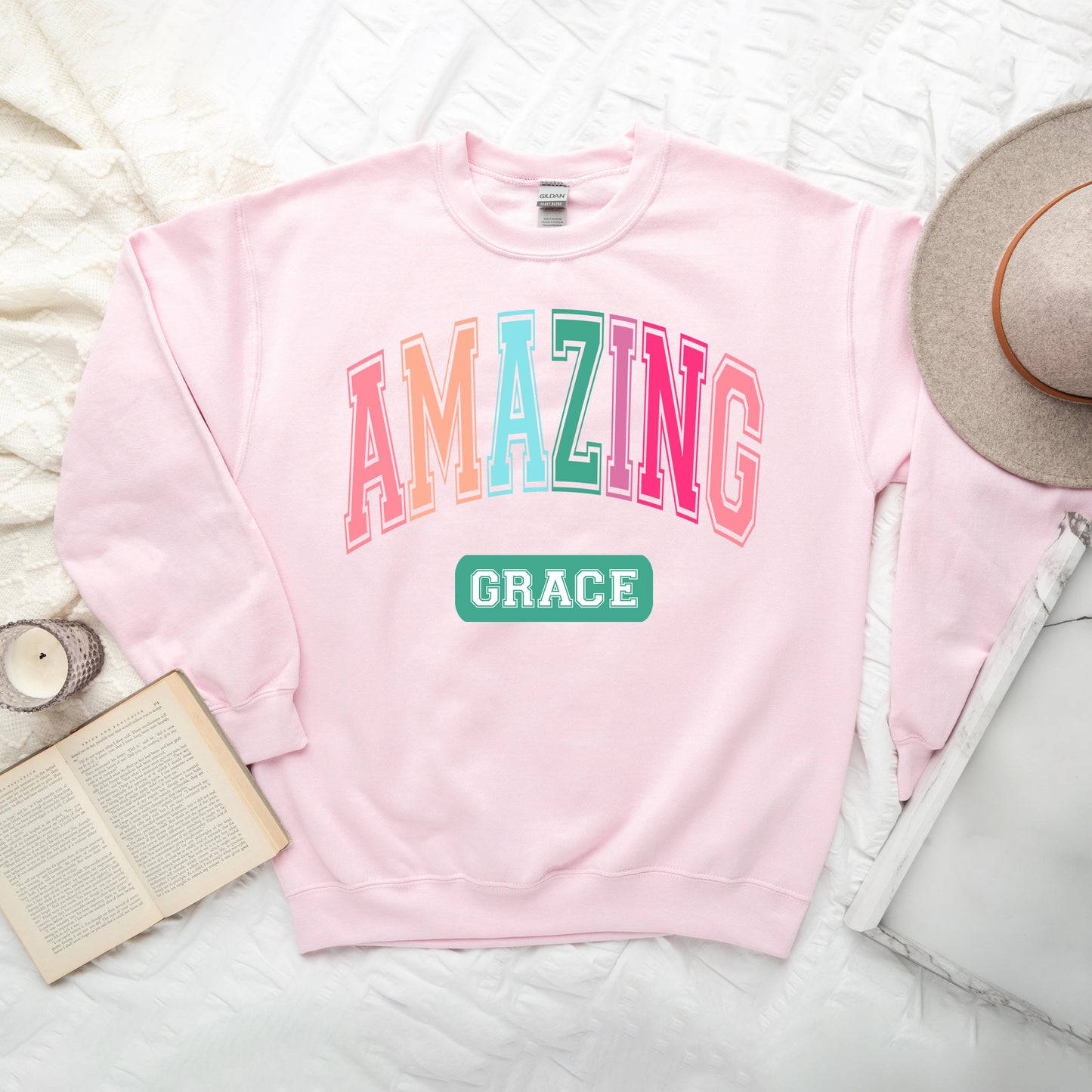 Grace Block Colorful | Graphic Sweatshirt