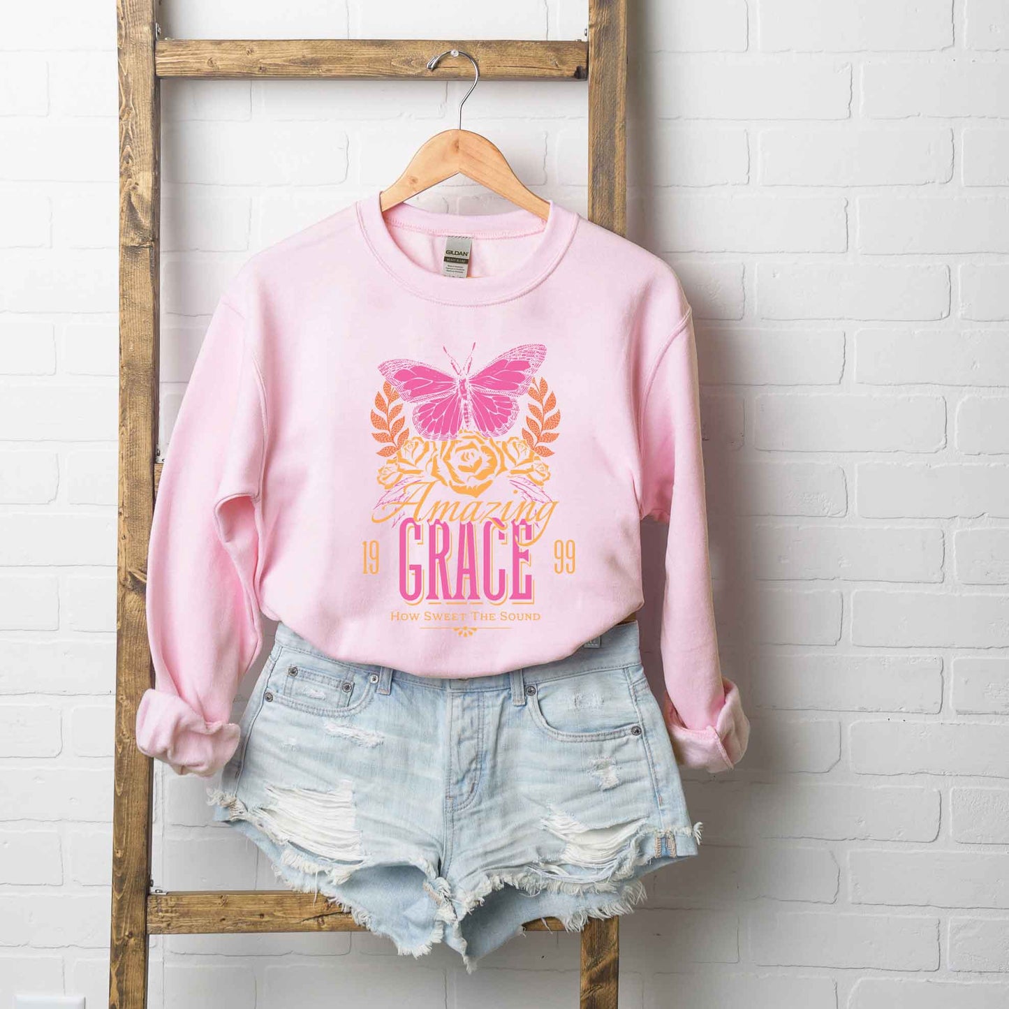 Amazing Grace Butterfly | Sweatshirt