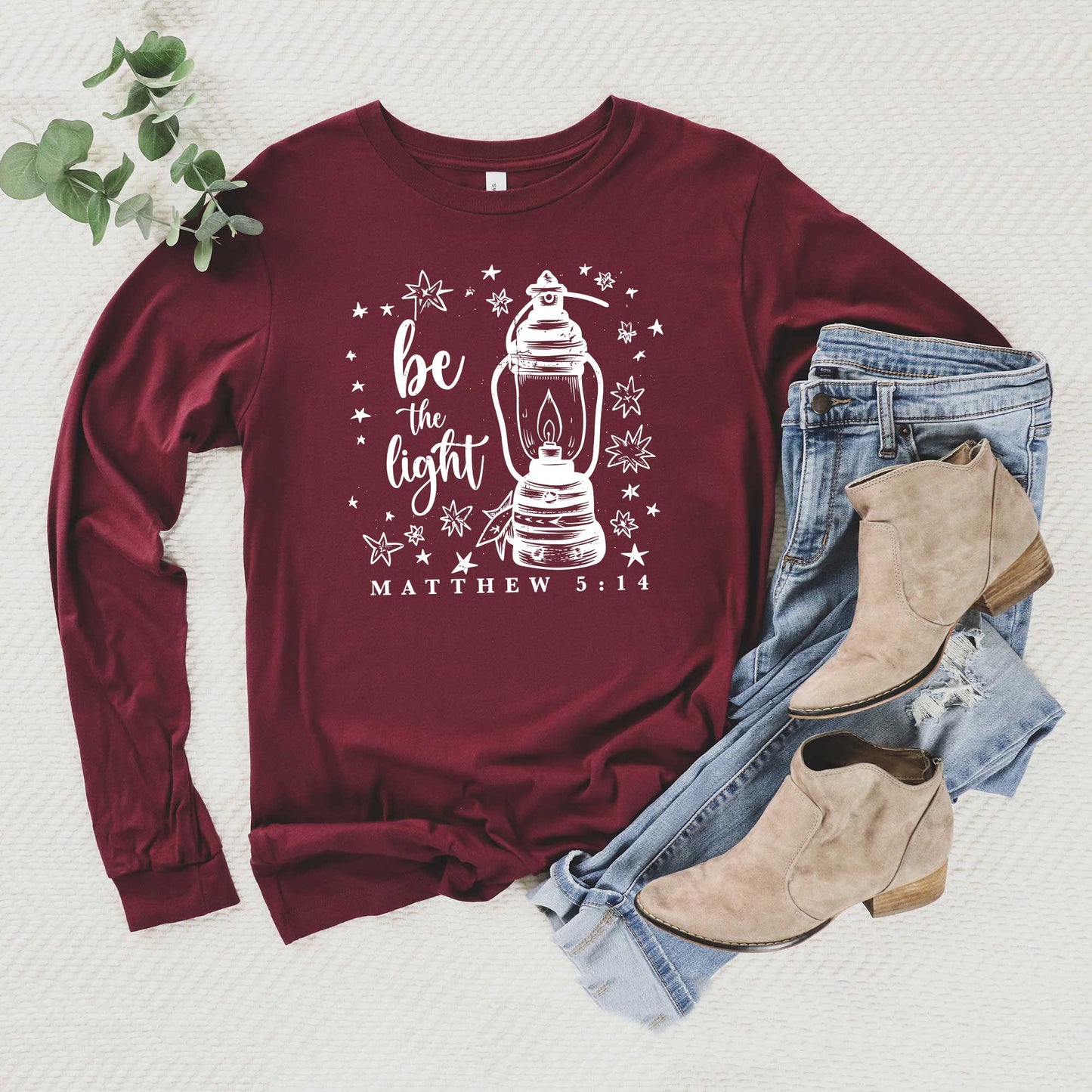 Be The Light Stars | Long Sleeve Crew Neck