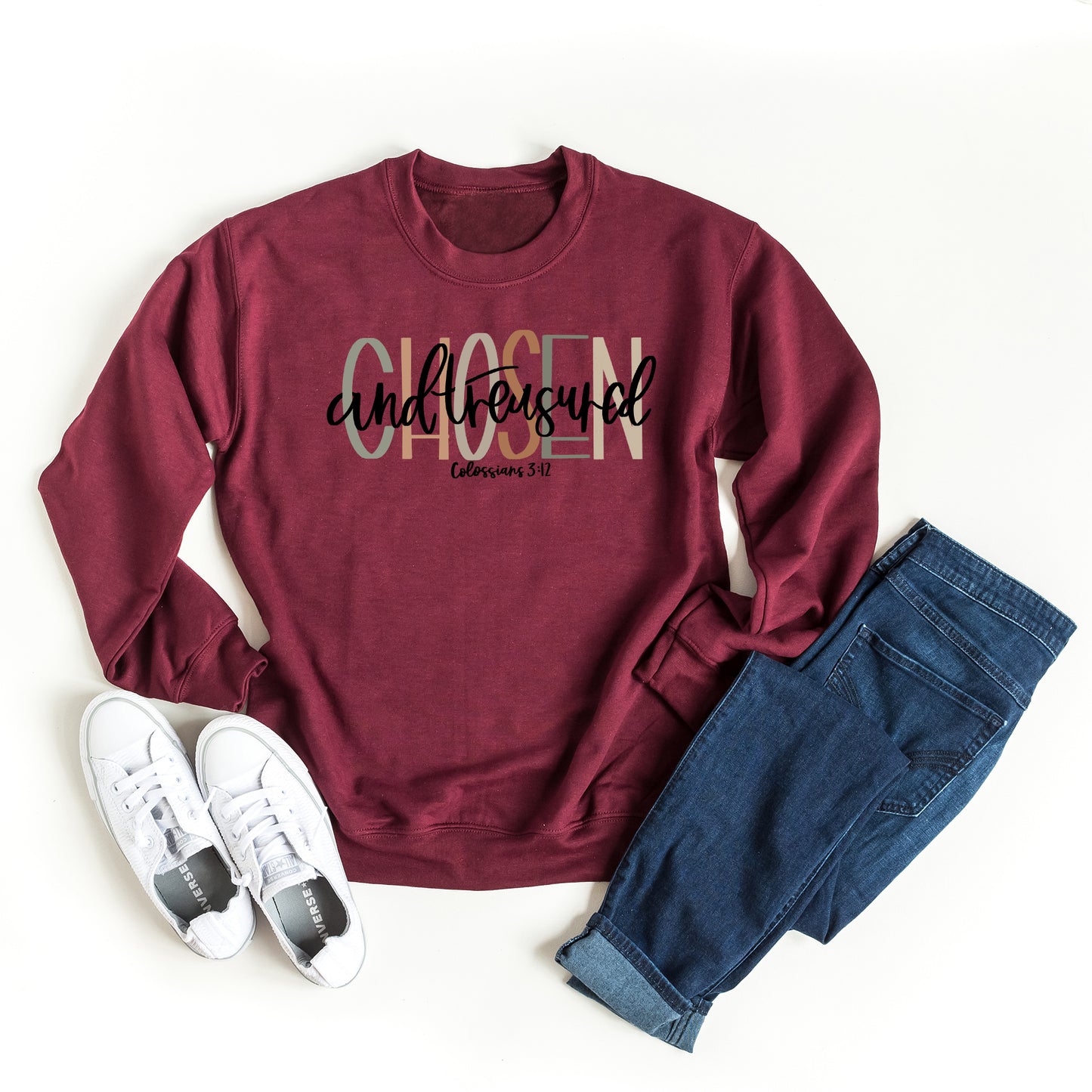 Boho Chosen And Treasured | Sweatshirt