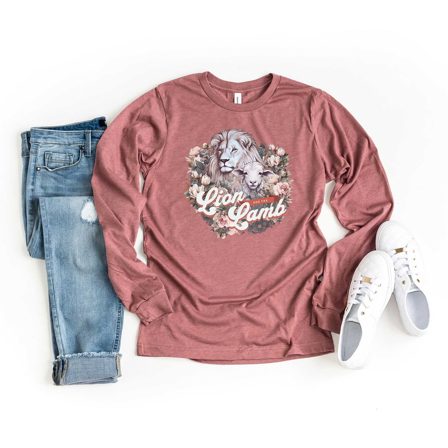 Lion And The Lamb | Long Sleeve Crew Neck