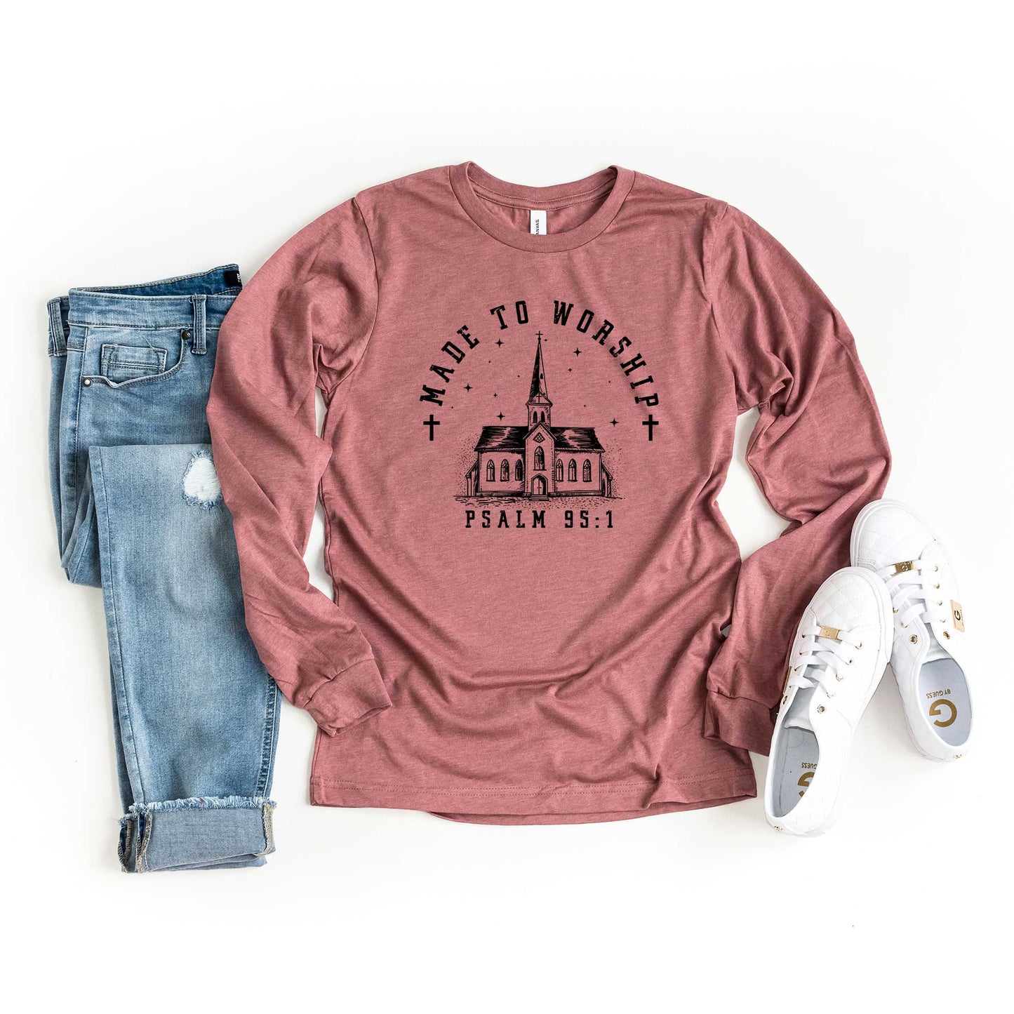 Made To Worship Psalm | Long Sleeve Crew Neck