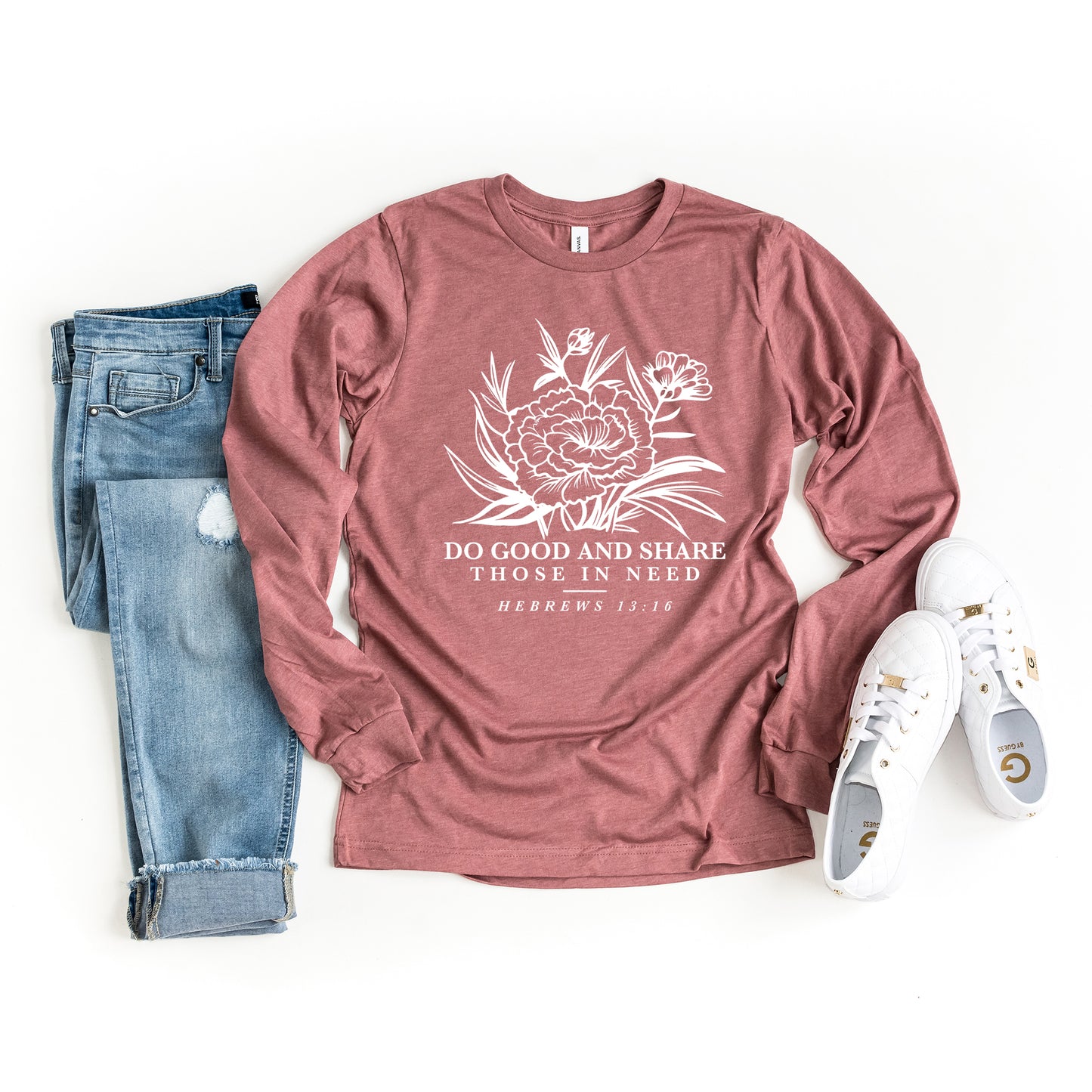 Do Good and Share | Long Sleeve Crew Neck