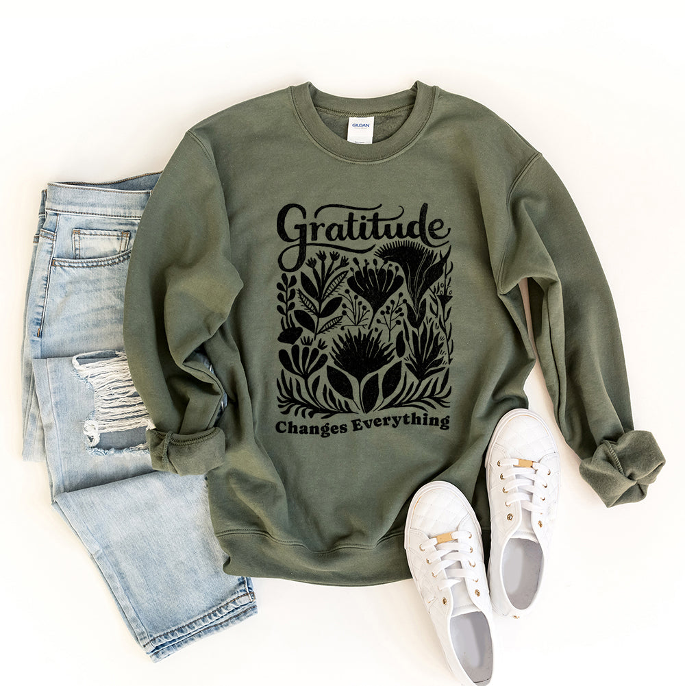 Gratitude Changes Everything | Graphic Sweatshirt