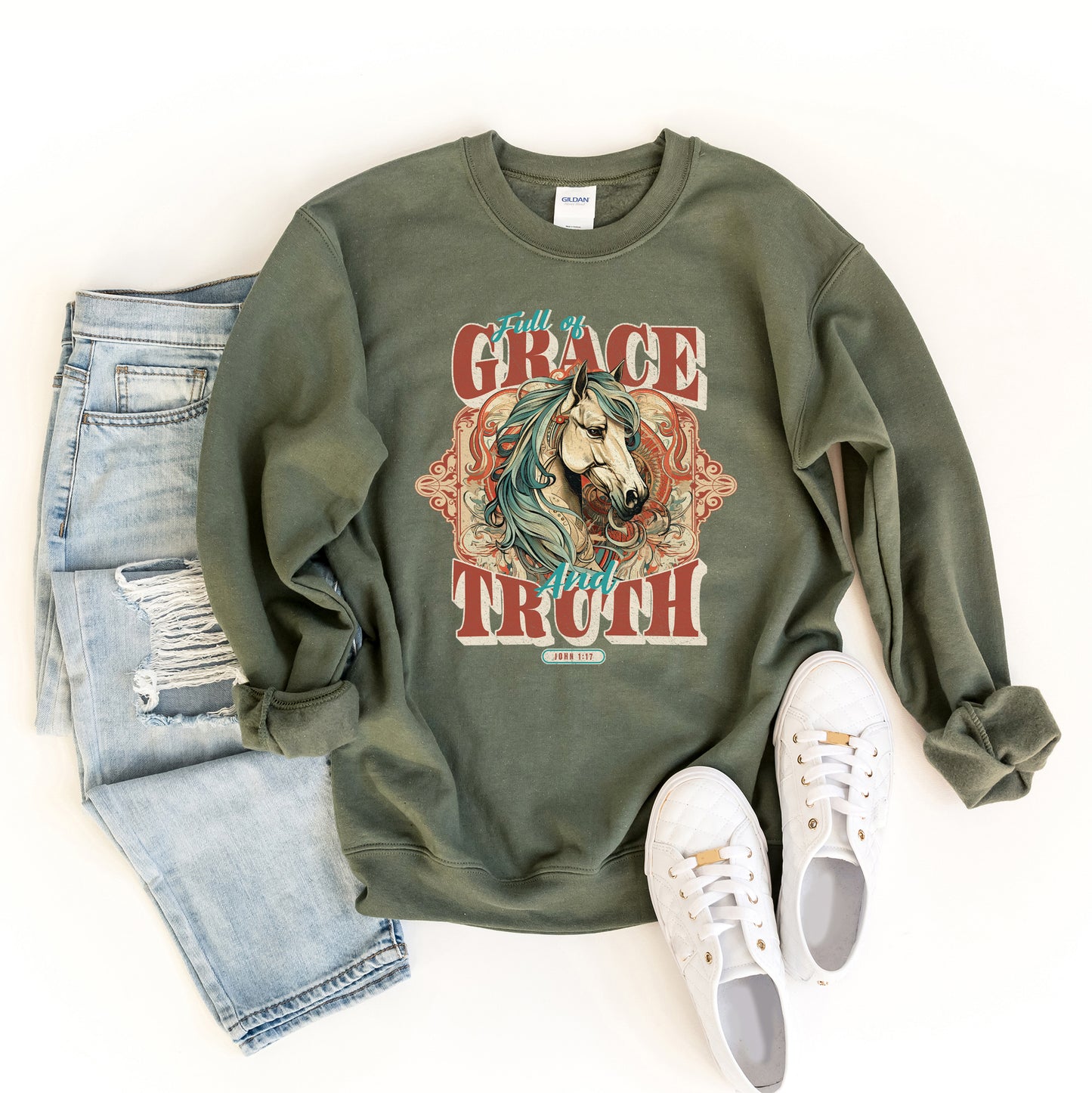 Grace Horse | Graphic Sweatshirt