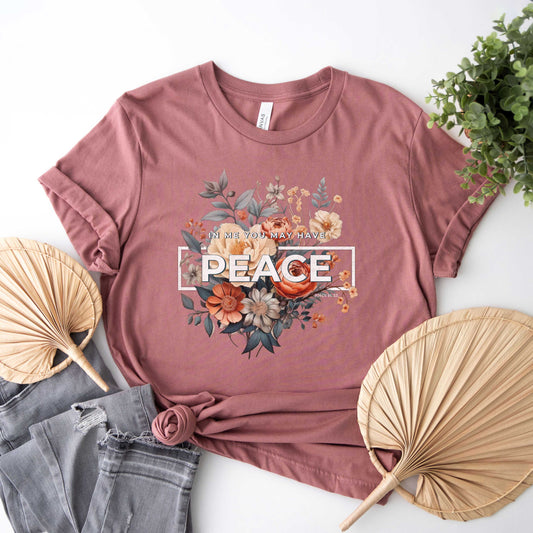 In Me You May Have Peace | Short Sleeve Crew Neck