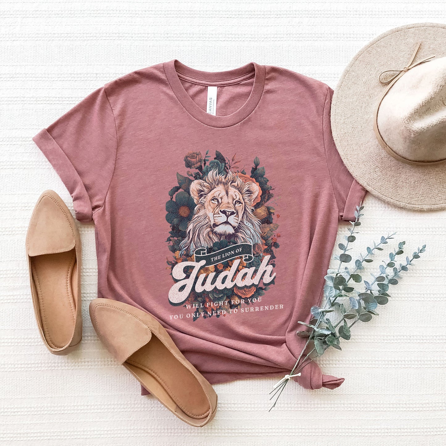 Lion Of Judah Will Fight | Short Sleeve Crew Neck