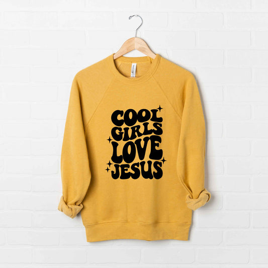 Cool Girls Love Jesus | Bella Canvas Premium Sweatshirt