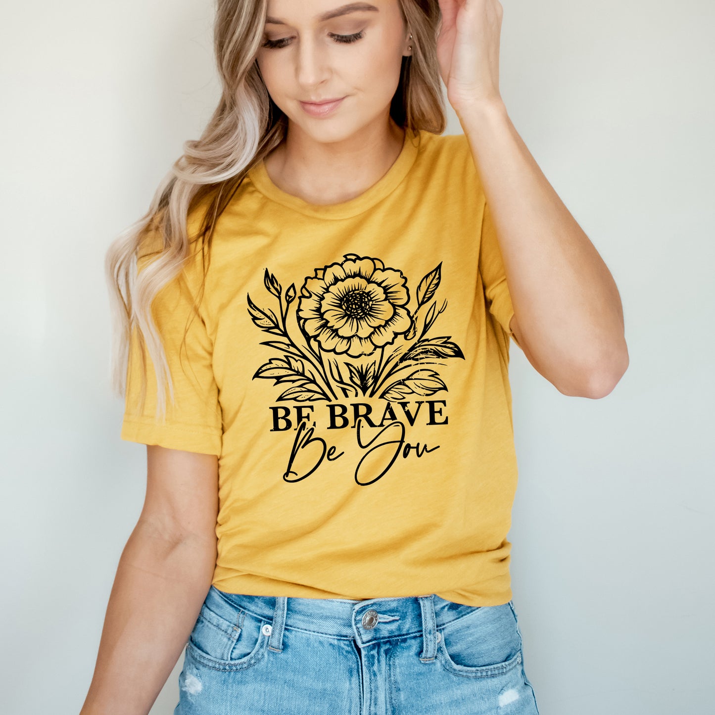 Be Brave Be You | Short Sleeve Crew Neck