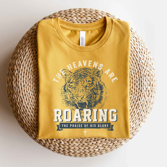 Roaring The Praise of His Glory | Short Sleeve Crew Neck