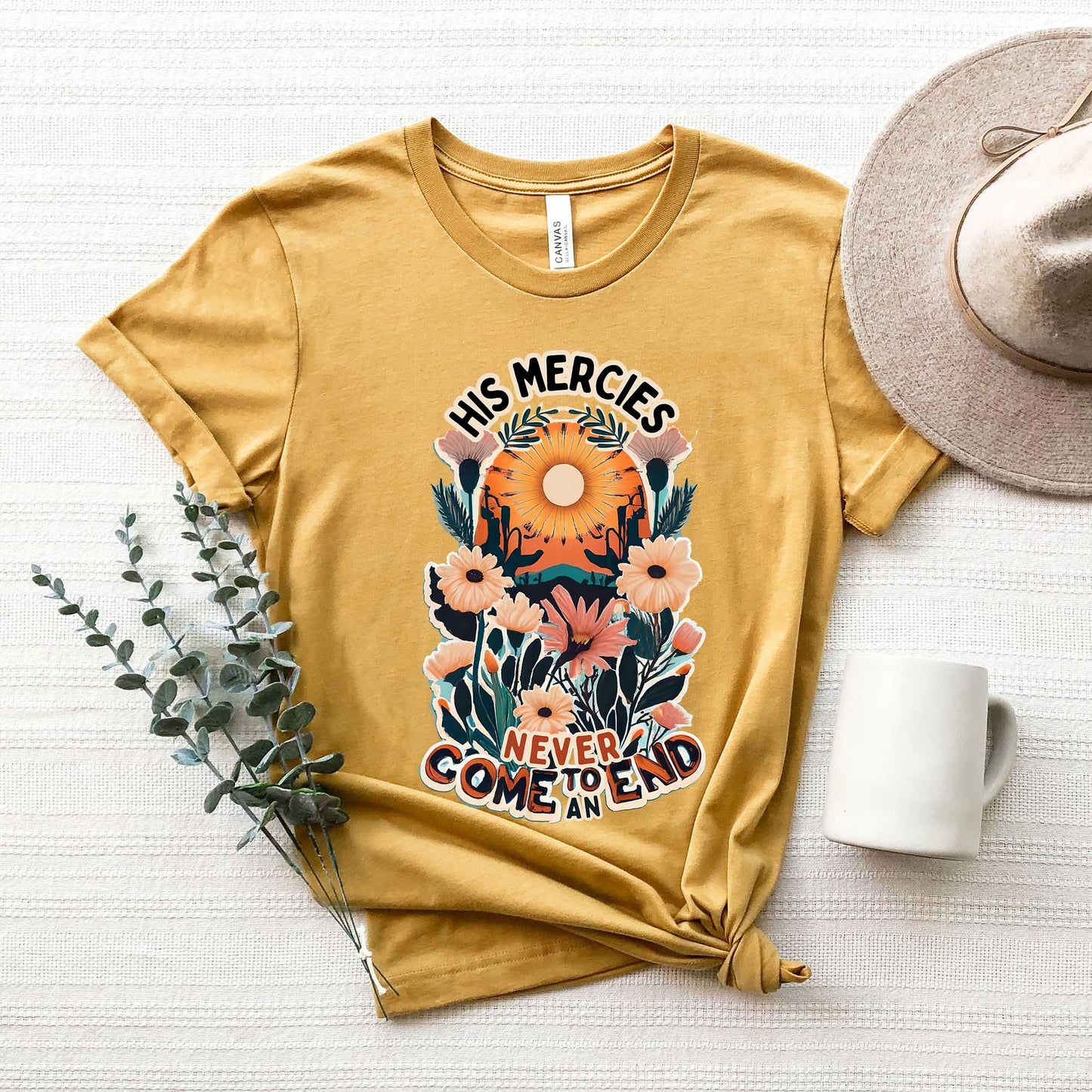 His Mercies Never End | Short Sleeve Crew Neck