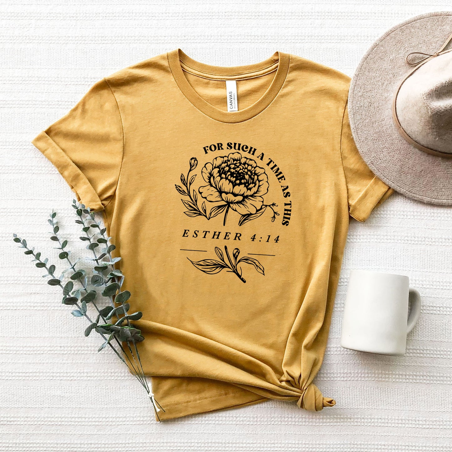 For Such A Time As This Flower | Short Sleeve Crew Neck