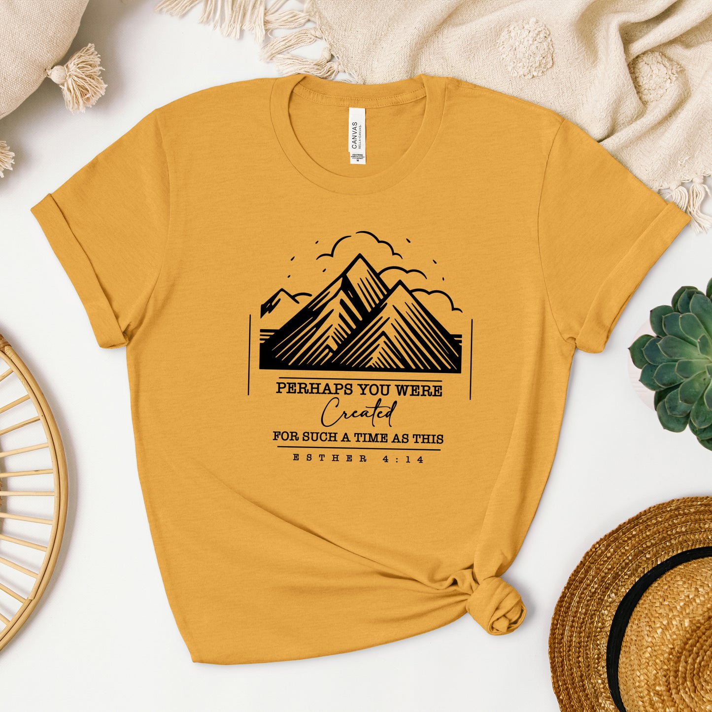 You Were Created Mountains | Short Sleeve Crew Neck