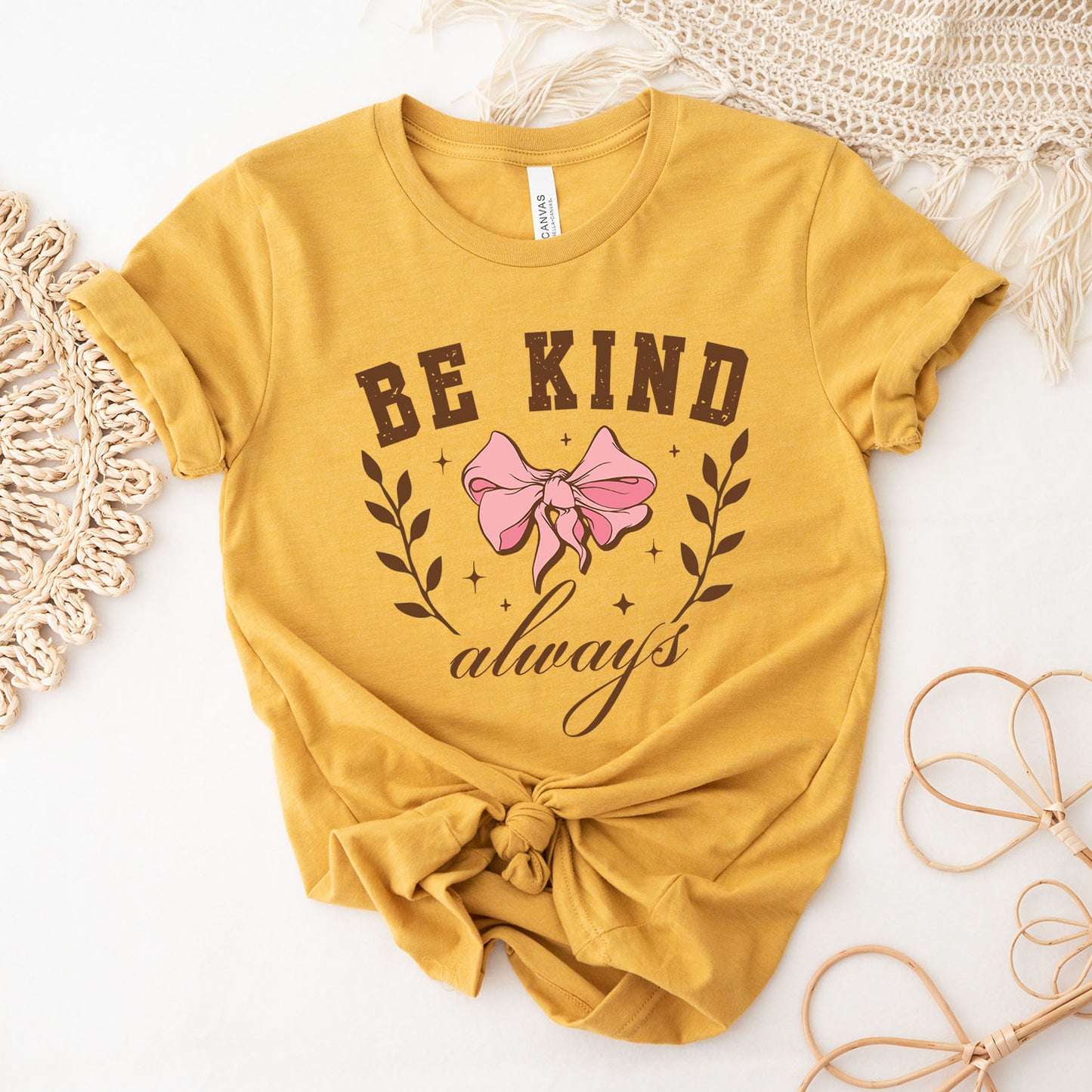 Coquette Be Kind Always | Short Sleeve Crew Neck