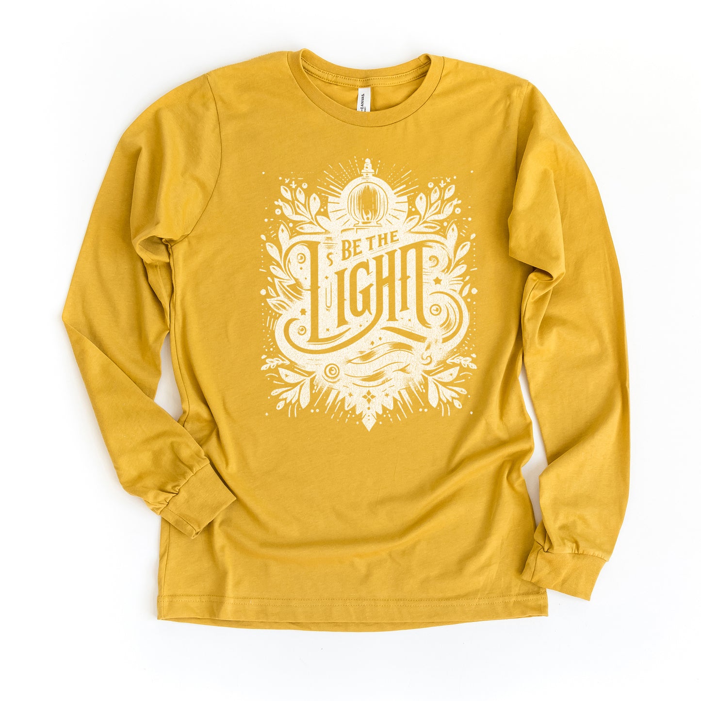 Be The Light Script | Long Sleeve Crew Neck