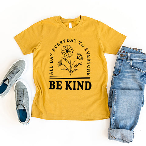 Be Kind All Day Everyday | Youth Short Sleeve Crew