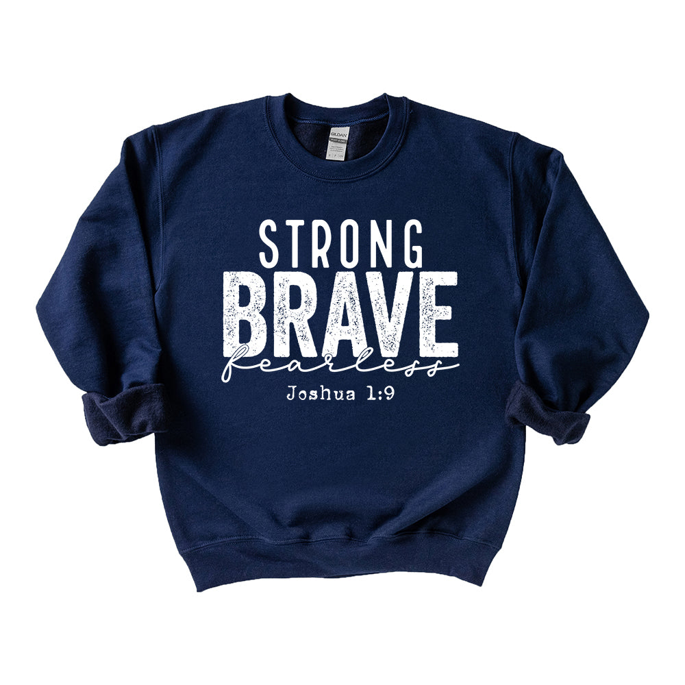 Strong Brave Fearless | Youth Sweatshirt