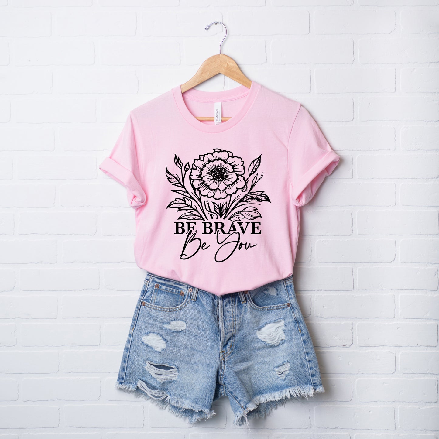 Be Brave Be You | Short Sleeve Crew Neck